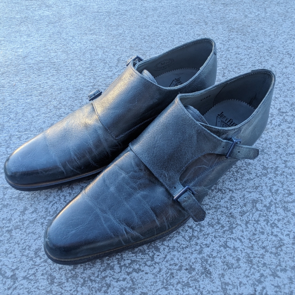 Blue Twin Turbine Monk Shoe